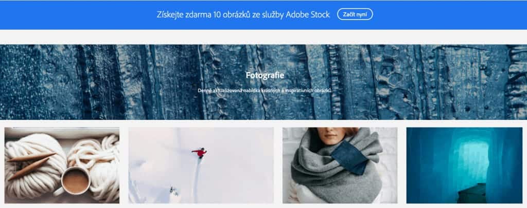 Snímek obrazovky - Adobe Stock