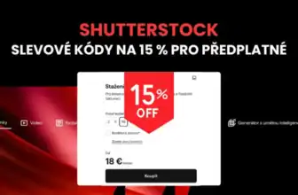 Shutterstock slevové kódy na 15 % pro předplatné