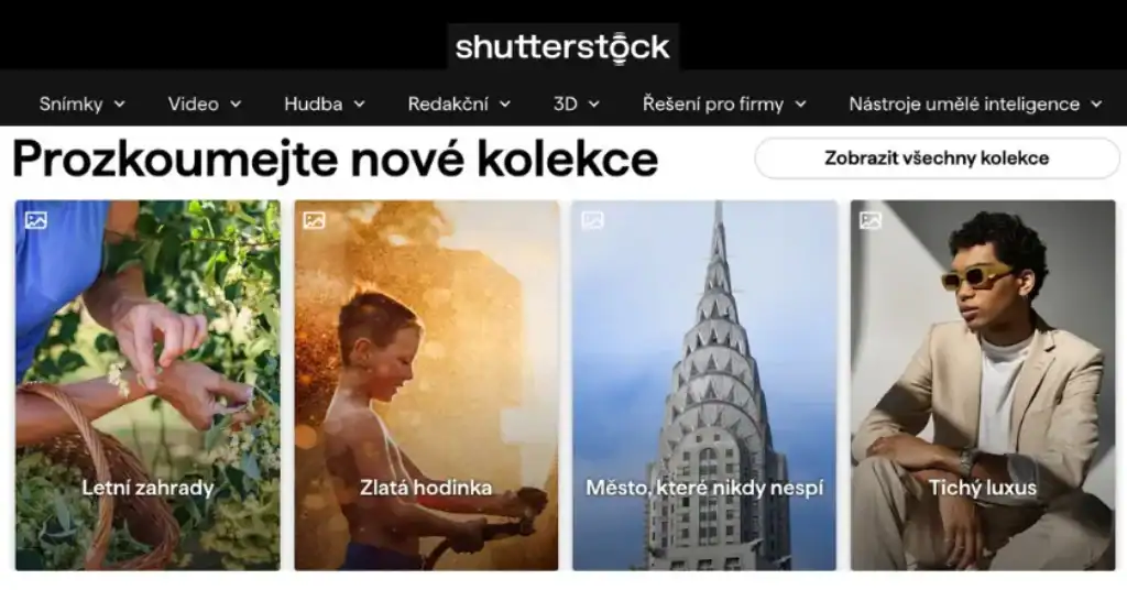 Kolekce obrázků od Shutterstocku