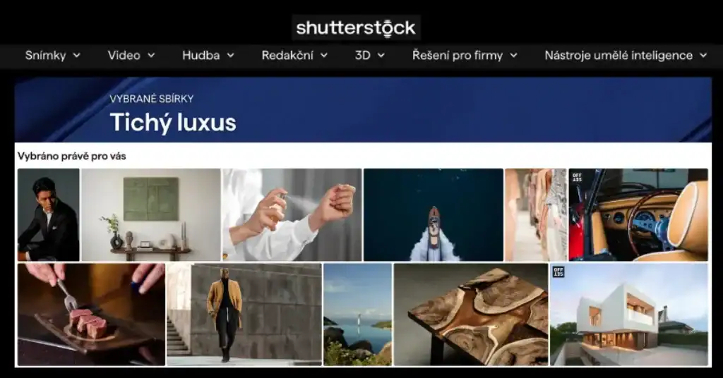 Spravované sbírky od Shutterstock