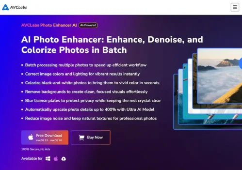 AVC Labs Photo Enhancer AI: 20% SLEVA!